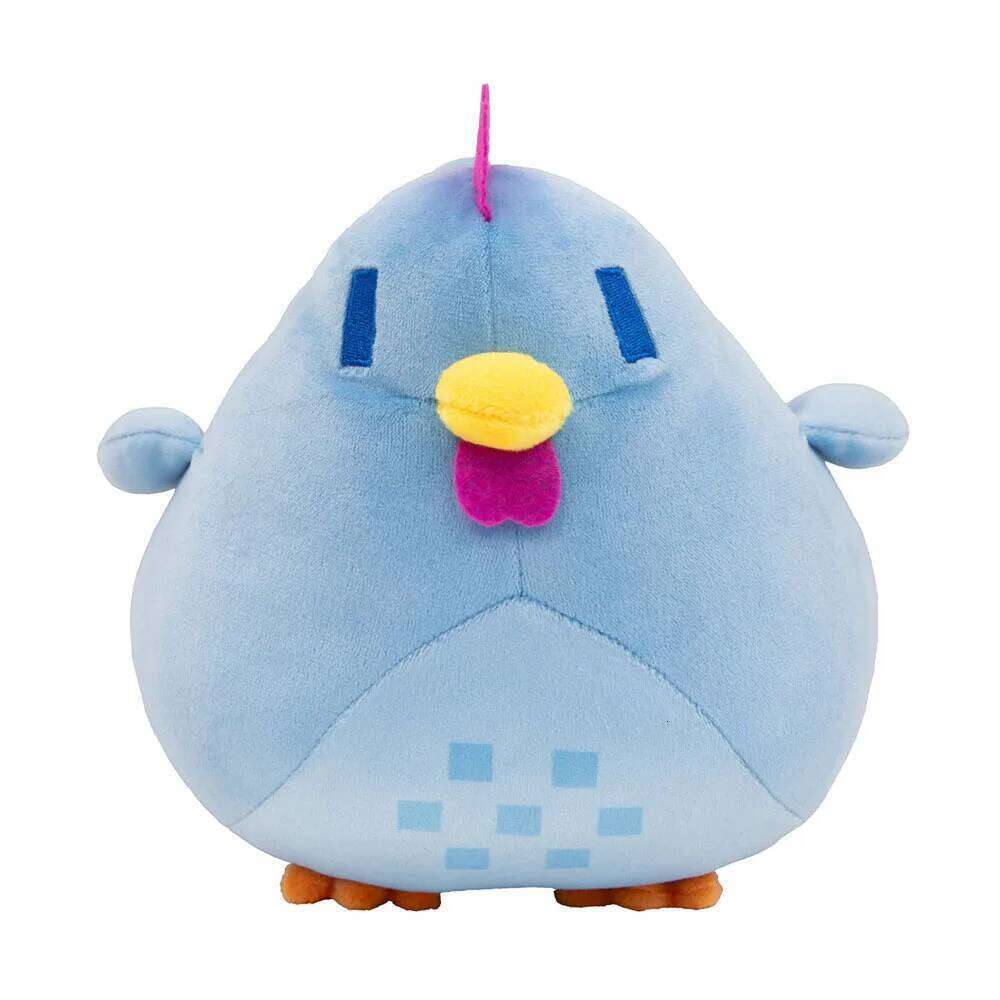 20cm Plush Cartoon Game Soft Animal Chicken Pillow for Kids Accompany Toy Room Decor Y260128