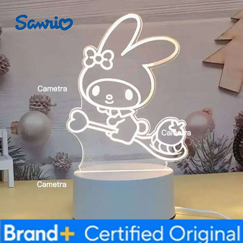 Sanrio New Hello Kitty KEROKERO KEROPPI My melody Creative Cartoon Bedside Night Atmosphere Light Kawaii Girl Heart Birthday Gift H2601281