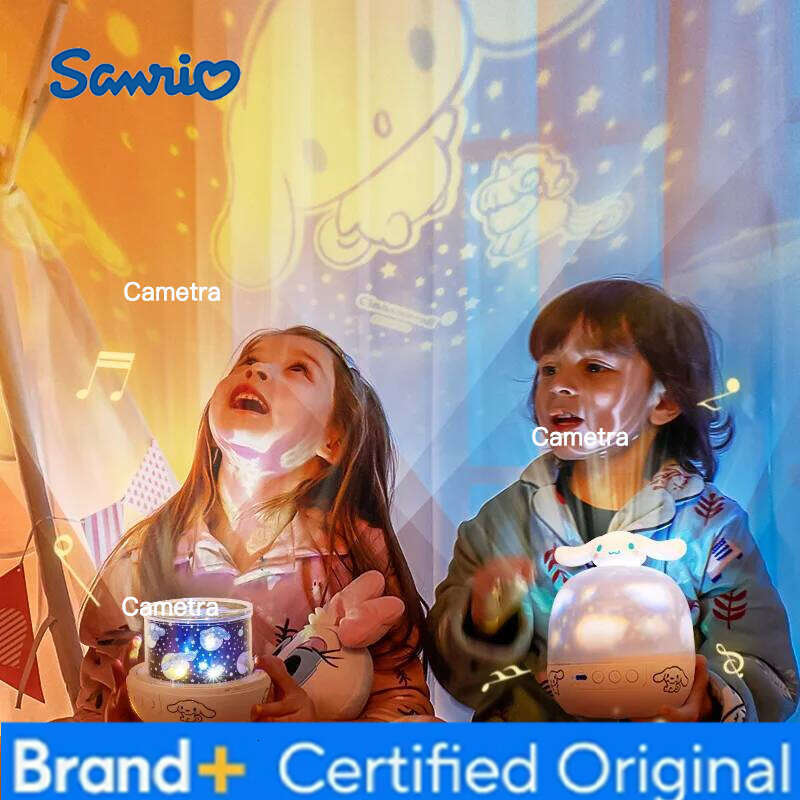 Sanrio Cartoon Cinnamoroll Star Projector Night Light Music Box,Dreamy HD Starry Sky Ceiling Projection for Kids Bedroom Home Decor H26012811