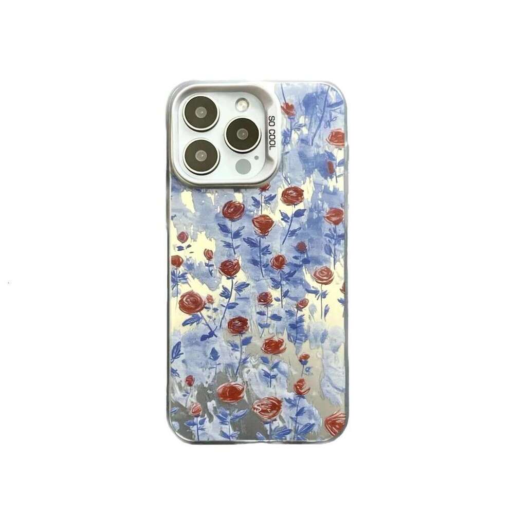Blue Rose Compatible with Samsung S23 FE Phone Case S25 Ultra/Note 20/S24 Plus/S21/A06/A54 S260128