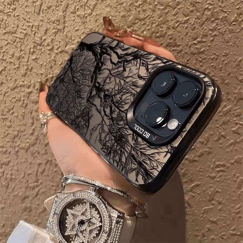 Sketch of a Dead Tree Suitable for Apple 15 Pro Max Phone iPhone 17 Simple 16 Large Hole 14 Hard Case 13/X S260128