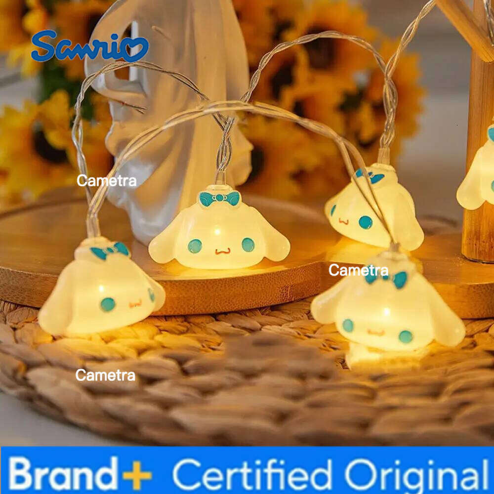 Sanrio LED Strip Cinnamoroll Hello Kitty Room Decoration Lamp Cartoon Modelling Lights String Atmosphere Lamps H260128