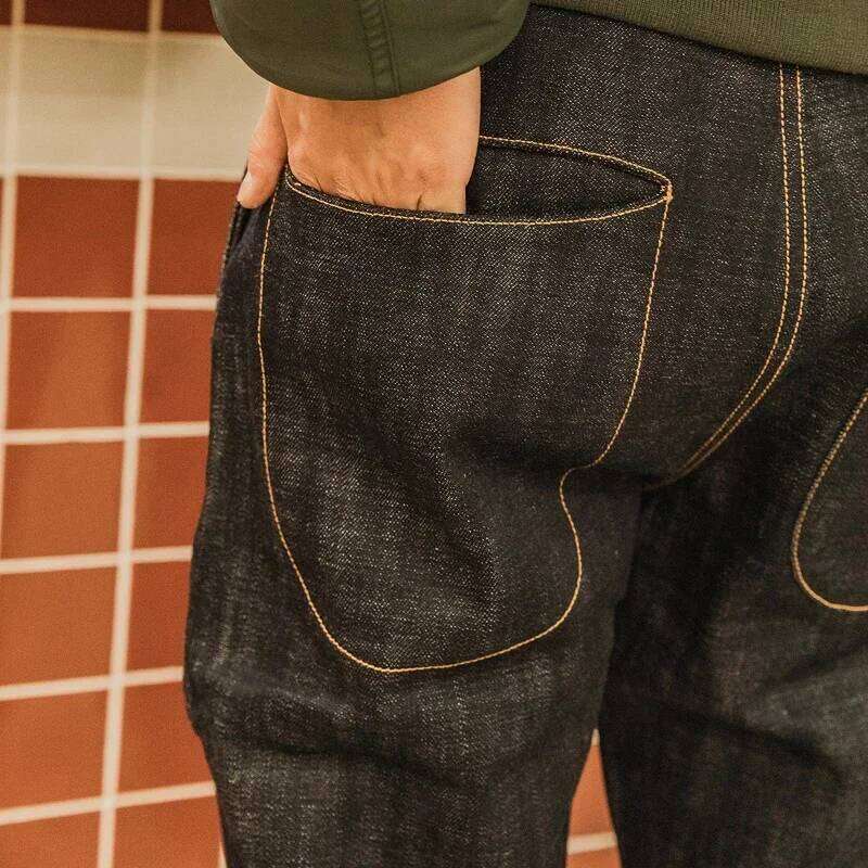 Red Tornado 18oz Selvedge Jeans Loose Straight Fit Heavyweight Raw Denim Pants C260128 - view 4