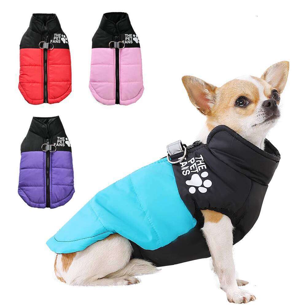 Autumn Winter Small Dog Clothes Waterproof Windproof Warm Jacket for Medium Dogs Puppy Yorkshire Chihuahua Outfits Pet Vest Coat XJ260127