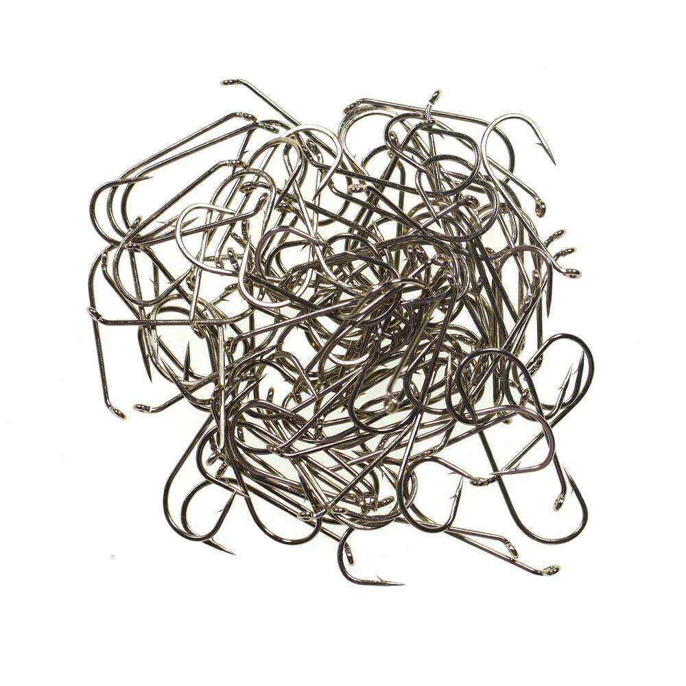 WIFREO 50/100pcs Long Shank Fishing Hooks Dry&Wet&Nymph&Shrimp Caddis Pupa Streamer Hook Fly Tying Fishhook Z260128