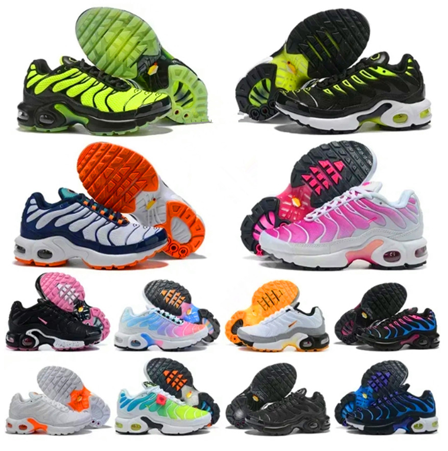 Designer shoes Hot TN2 Kids Sports Runner Shoes Children sport shoe Boy and Girls Trainers tn 2.0 Sneaker Classic Outdoor Athletic Toddler Sneakers Size 28-35