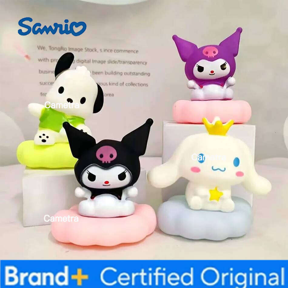Sanrio Hot Hello Kitty Kuromi Cinnamoroll Night Light Glowing Toy Bedside Lamp Anime Kawaii Children Kid Present Gifts H260128