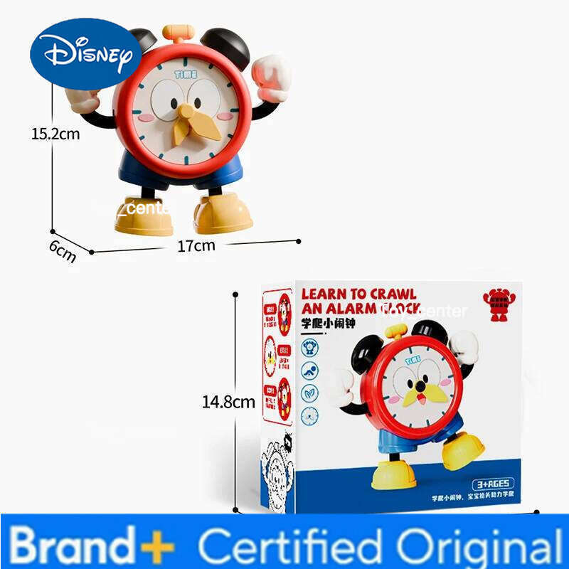 Disney Electric Dancing Clock Mobile Toy with Music and Light Singing Interactive Function Educational for 3 Years Kids Birthday Gift H260128