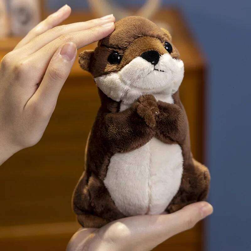 Wish doll niche ornaments boyfriend quirky otter magnetic plush toys birthday gift Y260128