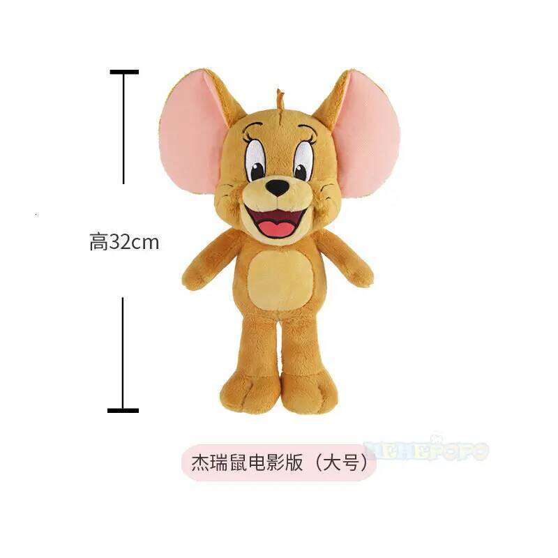 Original Tom and Jerry Plush Toy Cartoon Movie Cat Nibbles Mouse Plushies Stuffed Animals Soap Action Figure Studio Doll Toys Y260128
