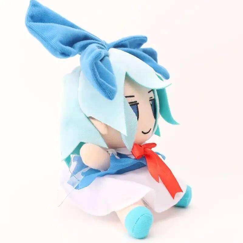20cm Touhou Lovely Plush In Stock fumofumo TouHou Project CirnoICECRYSTAL Kawaii Gift Kid Birthday Xmas Gifts Home De Y260128