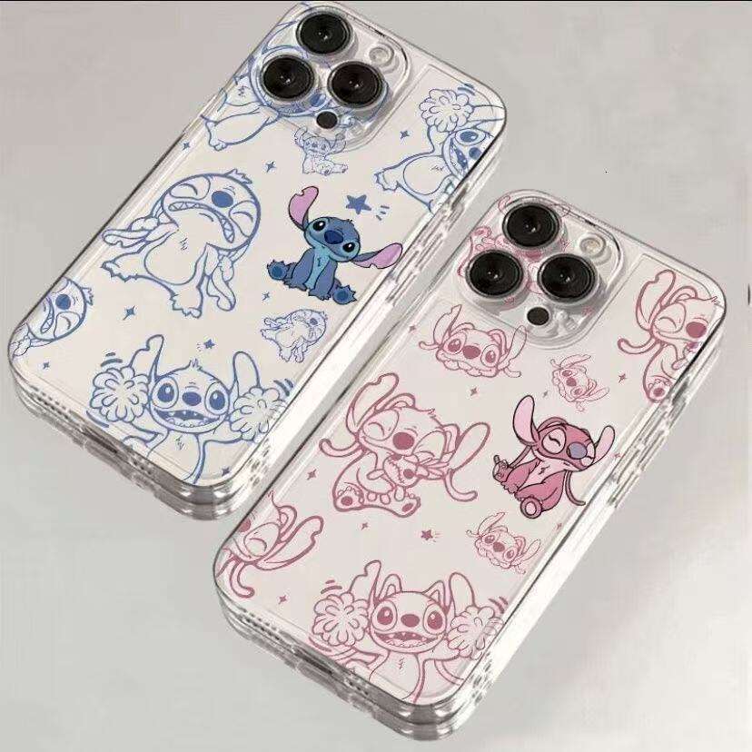 Angel Stitch Case for Apple 16 iPhone 17 Pro Max Cross-Border 15 Couple 14 Cartoon 13 S260128