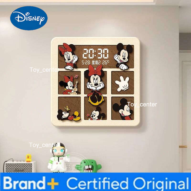 Disney Home Painting Creative Cartoon Children Dining Room Decor Clock Modern Design Wall Watch H260128