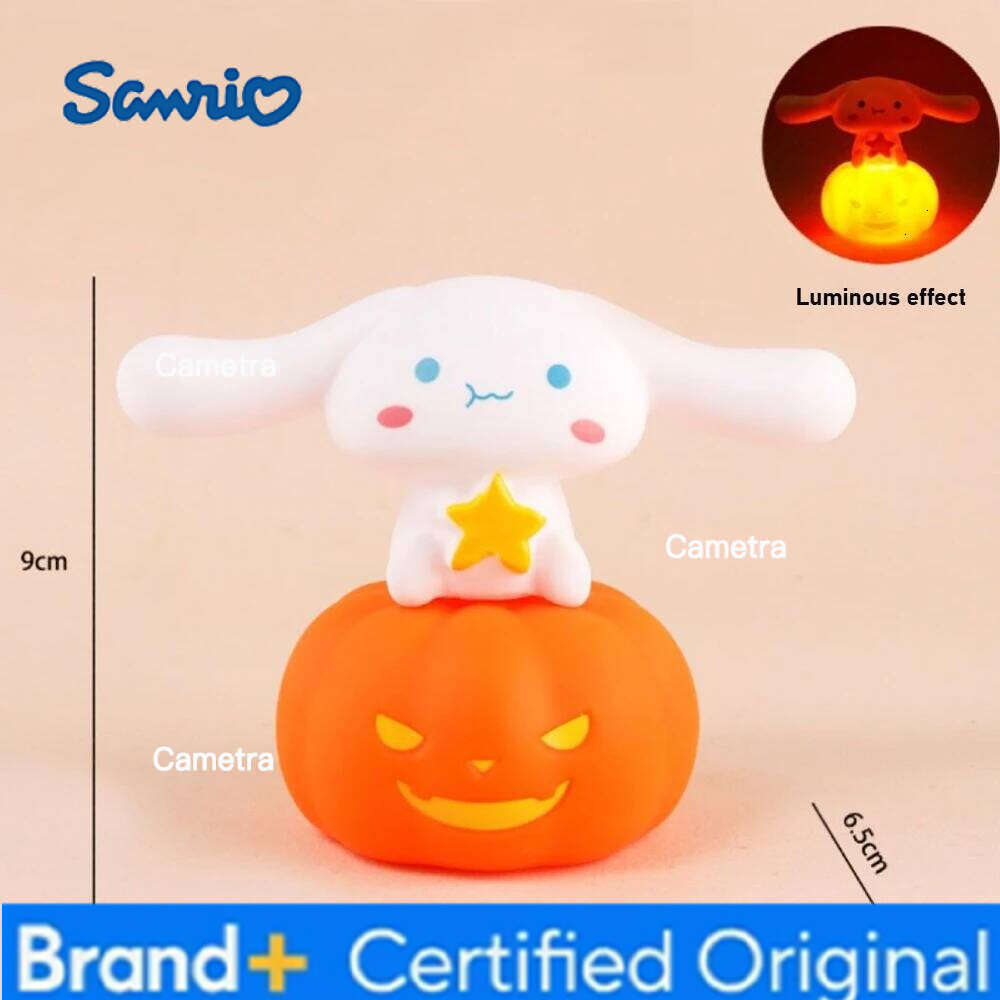 Sanrio New Halloween Decoration Anime s Kuromi Cinnamoroll Melody Glowing Children Toy Kawaii Table Light Illuminating Gifts H26012811