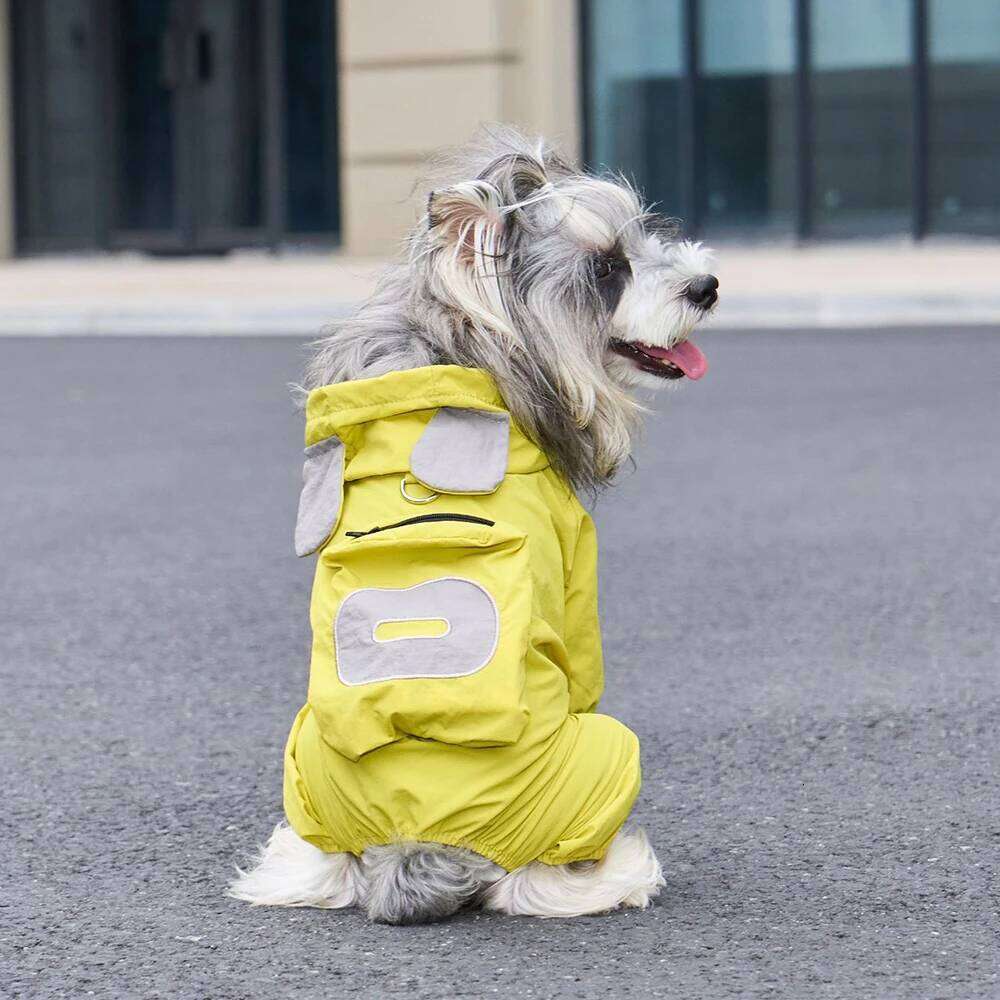 Clothes Jacket Series Windproof Raincoat Waterproof Dog Outdoor Jumpsuit lightweight Puppy Costumes XJ260127