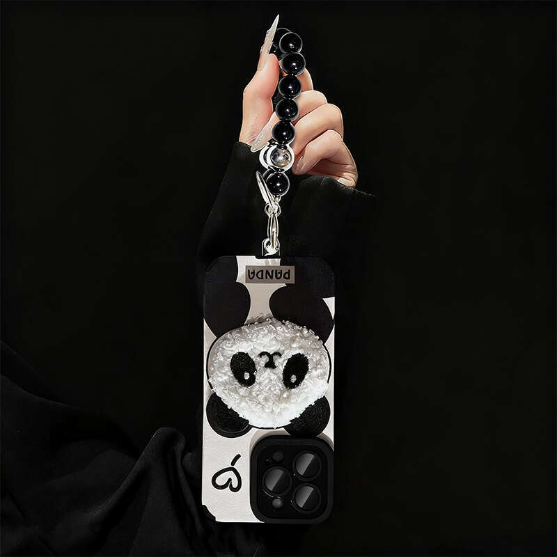 Hanhan Panda Compatible with iPhone 17 Simple 16 PRO/15 Phone Case Apple 14 Pro Max New 13 S260128 8fc