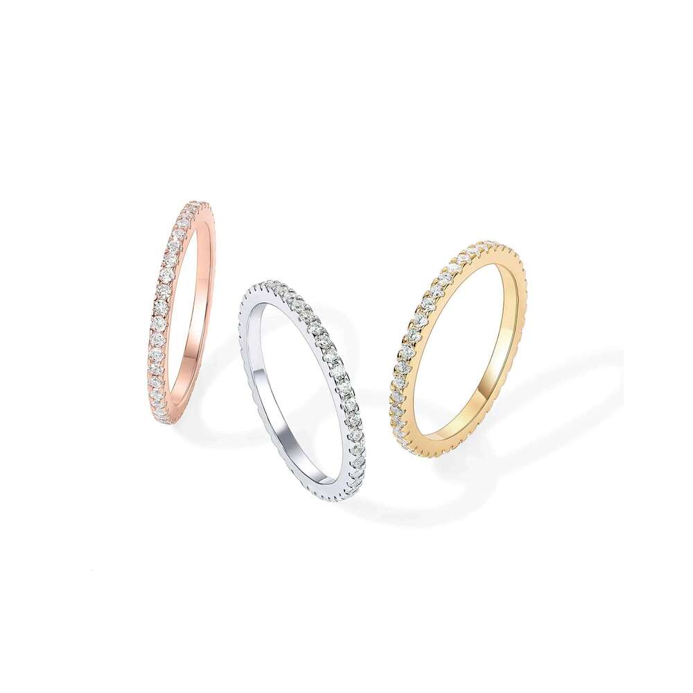 Shevalues Women Luxury Cubic Zirconia Rings Lady Exquisite 14K Gold Plated Ring Fashion S925 Sterling Silver Jewelry for Gift XJ260127