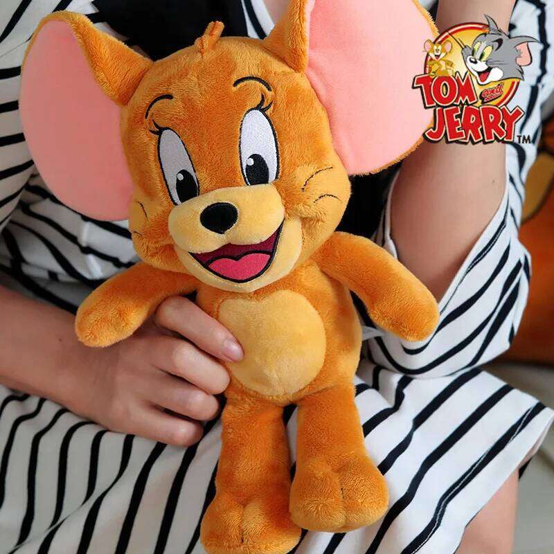 Original Tom and Jerry Plush Toy Cartoon Movie Cat Nibbles Mouse Plushies Stuffed Animals Soap Action Figure Studio Doll Toys Y260128