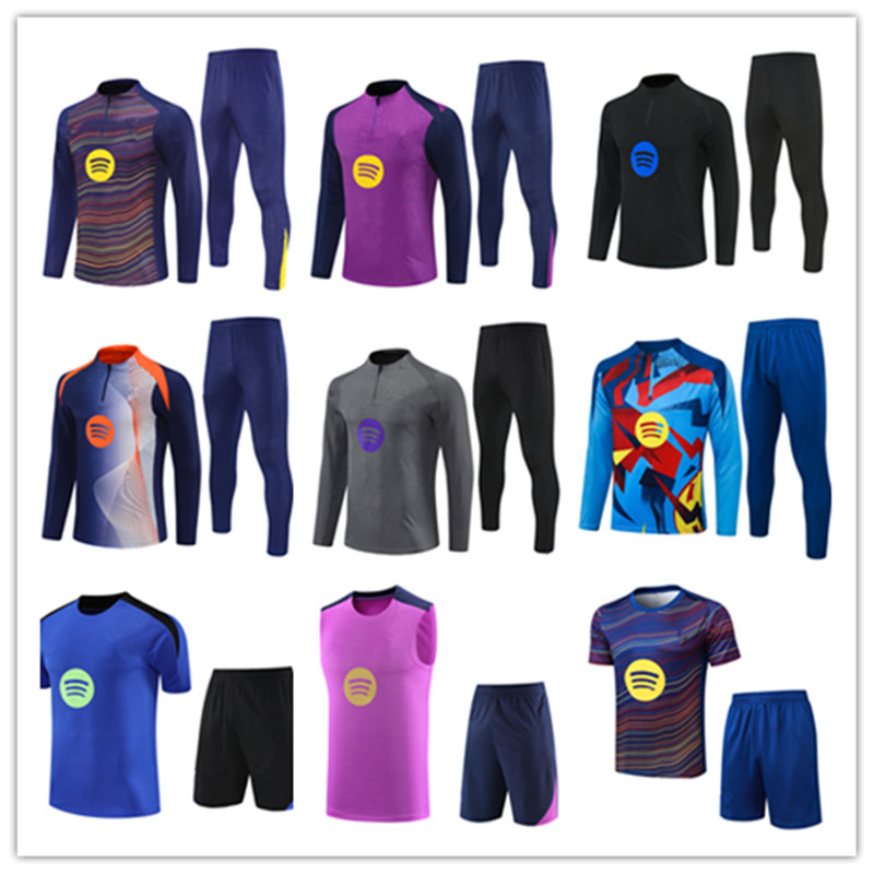 24 25 26 FCBarcelona Barcelone Barcellona tracksuit training survetement kit chandal LAMINE YAMAL Jersey mens and kids supplier
