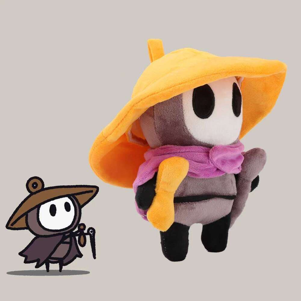 Kawaii Hollow Knight Silksong Character Periphery Plush Toy Game Merchandise Sherma For kids Birthday Gifts Y260128