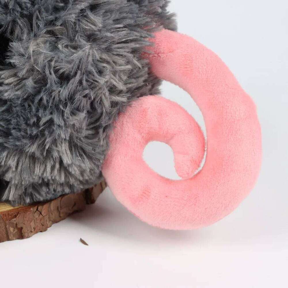 38cm Cute Opossum Plush Toys Stuffed Animals Dolls Simulation Mouse Plushies Toy Children's Birthday Gift Sofa Decor Y260128