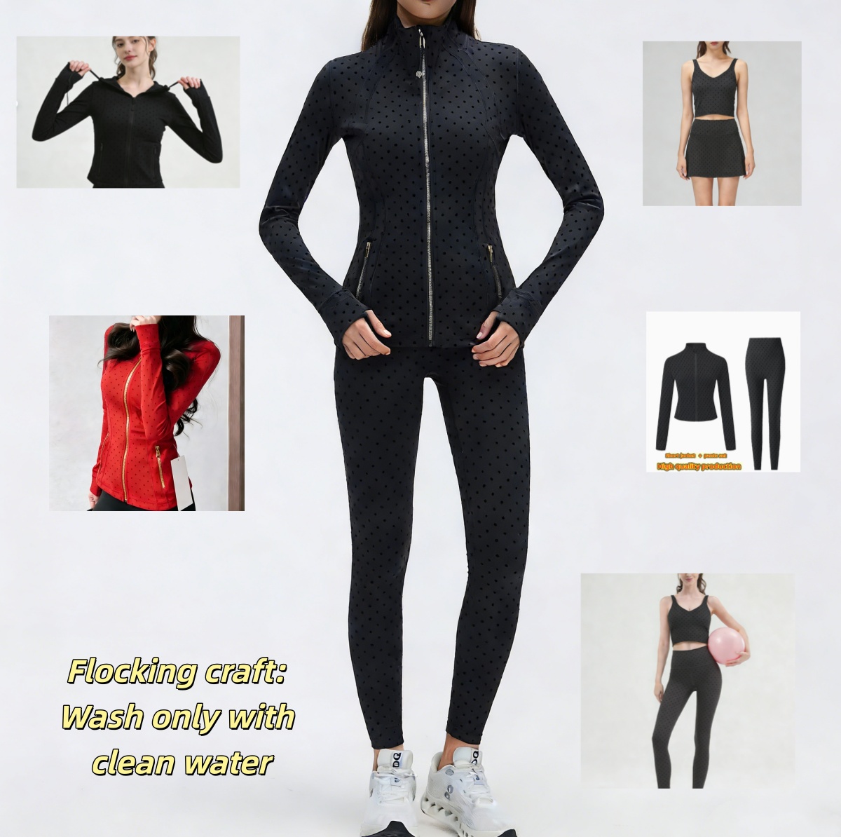 Womens 3 Piece Yoga Set Slim Fit Jacket Sports Bra Leggings Anti Chafing 2 in 1 Tennis Skirt for Gym Running Customized exclusive links for customers