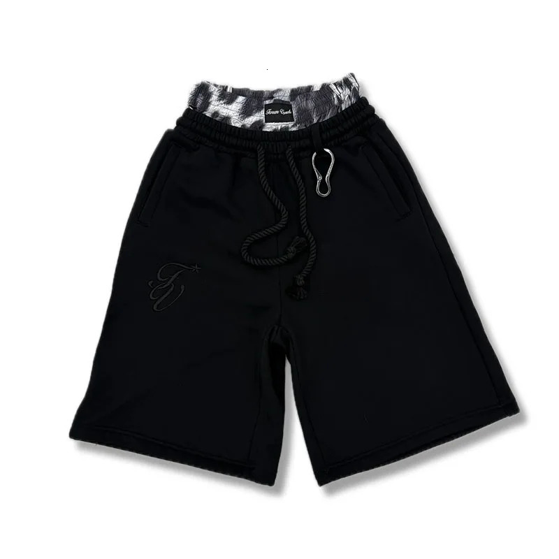 Y2k Retro Fashion Neutral Street Neutral Shorts Fashion Double Waist Embroidered Casual Sports Pants 260122