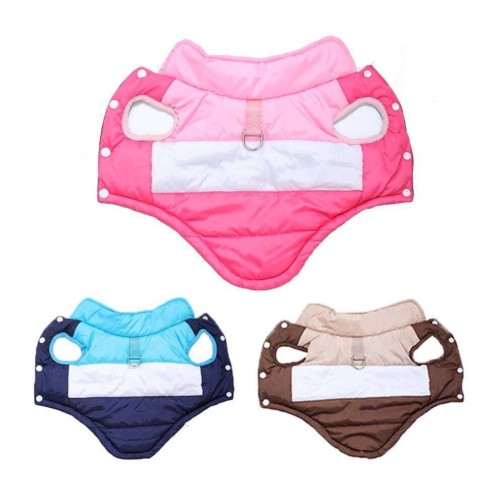 Jacket Winter Windproof Warm Coat With D-Ring For Small Medium Dog Cat Puppy Yorkshire Chihuahua Pug Waterproof Pet Costume XJ260127