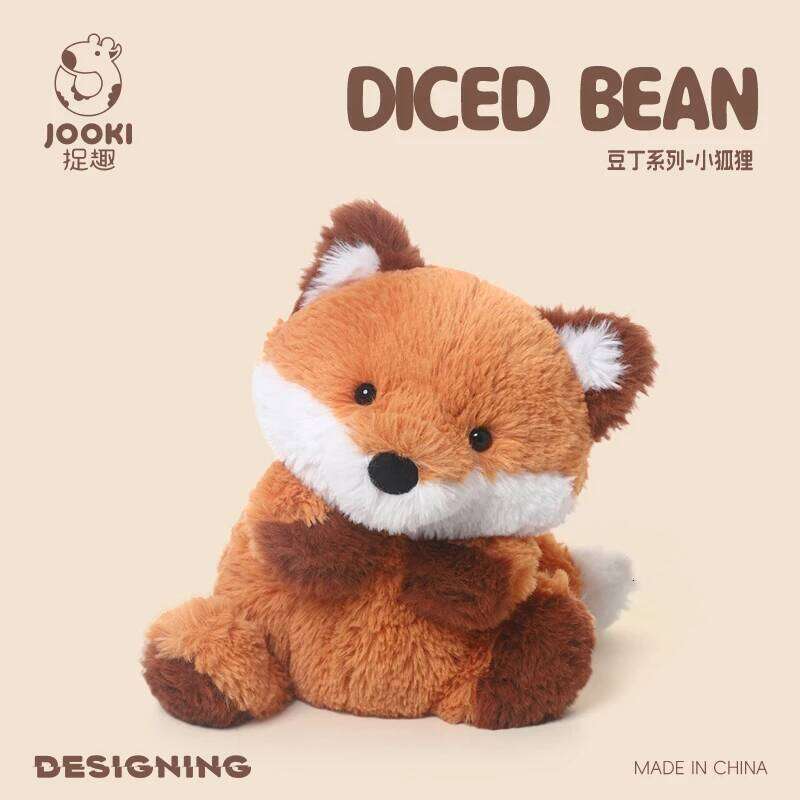 Soft Lovely Fox Plush Toy Stuffed Animal Pillow Kids Baby Girls Boys Sleep Accompany Anime Gift for Back to School Birthday Y260128