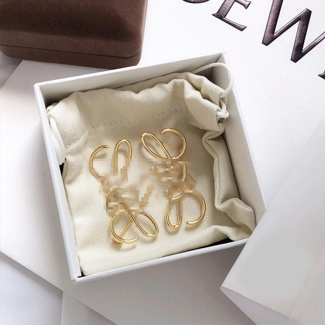 Gold 18K Big Designer brooches women Pins High Quality Clothes suit party accessories exquisite Stainless ornament brooch f1iQ#