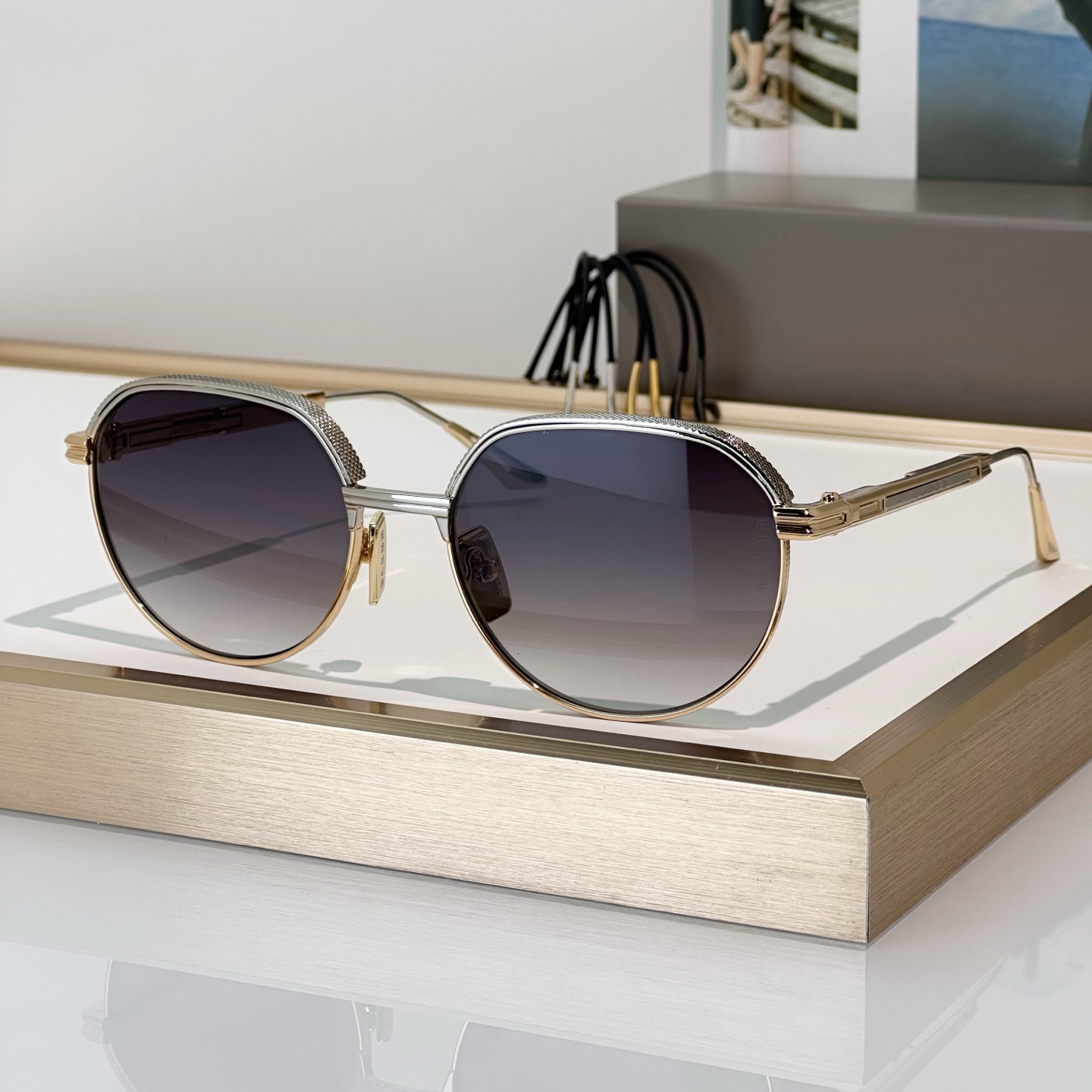 Fashion Sunglasses For Men Women Epiluxury 17 DTS-017 Eyewear Designers Trendy Outdoor Drive-in Beach Style Anti-Ultraviolet Oval Full Frame Goggles With Box