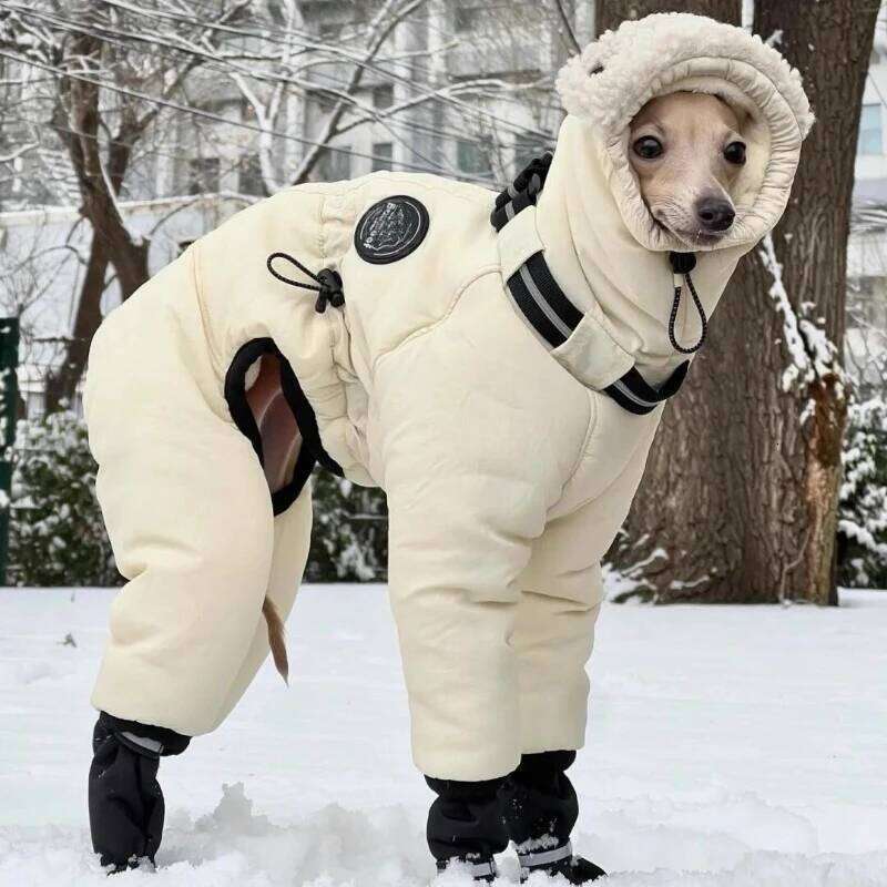 Winter Versatile Cotton Greyhound Dobbin Alaska Large Dog Cold Clothes Pet Outfits Puppy Warm Jackets XJ260127