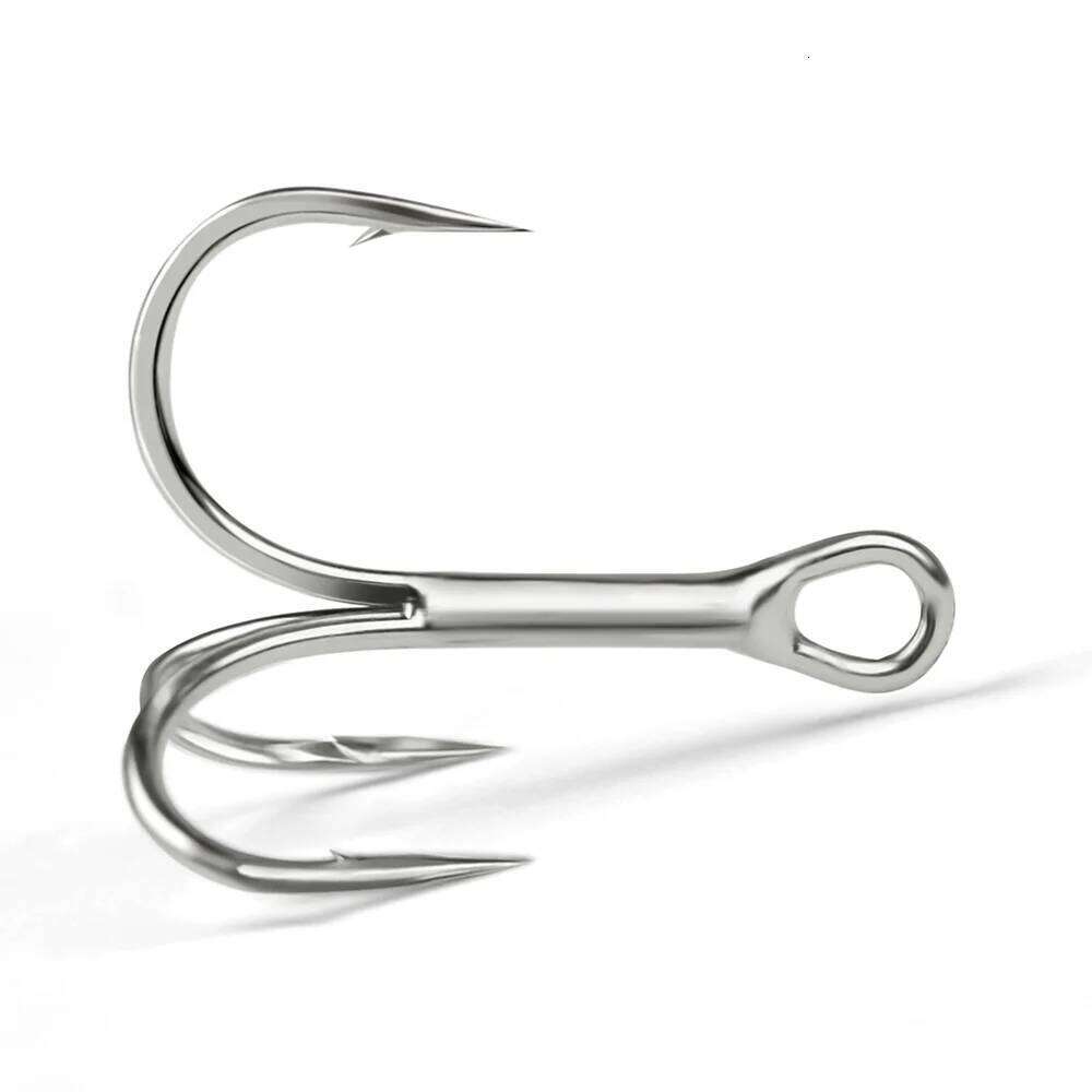 PROBEROS 20PCS Fishing 18-16-14-12-10-8-6-4-2-1-1/0-2/0-3/0-4/0-5/0# High Carbon Treble Hooks Triple Barbed Fishhooks Z260128