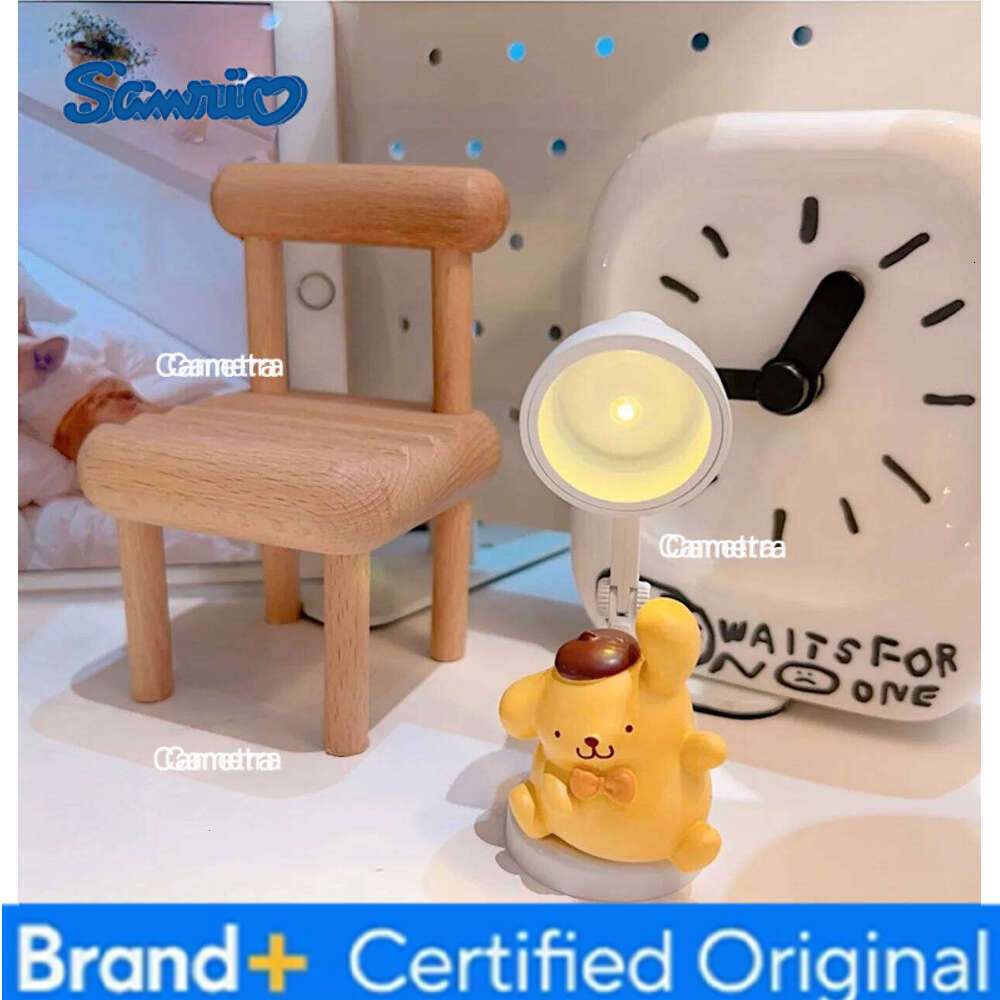 Sanrio Cartoon Kuromi Melody Pochacco Small Desktop Mini Table Night Desk Decorative For Girl Birthday Gift Lamp Diy H26012811
