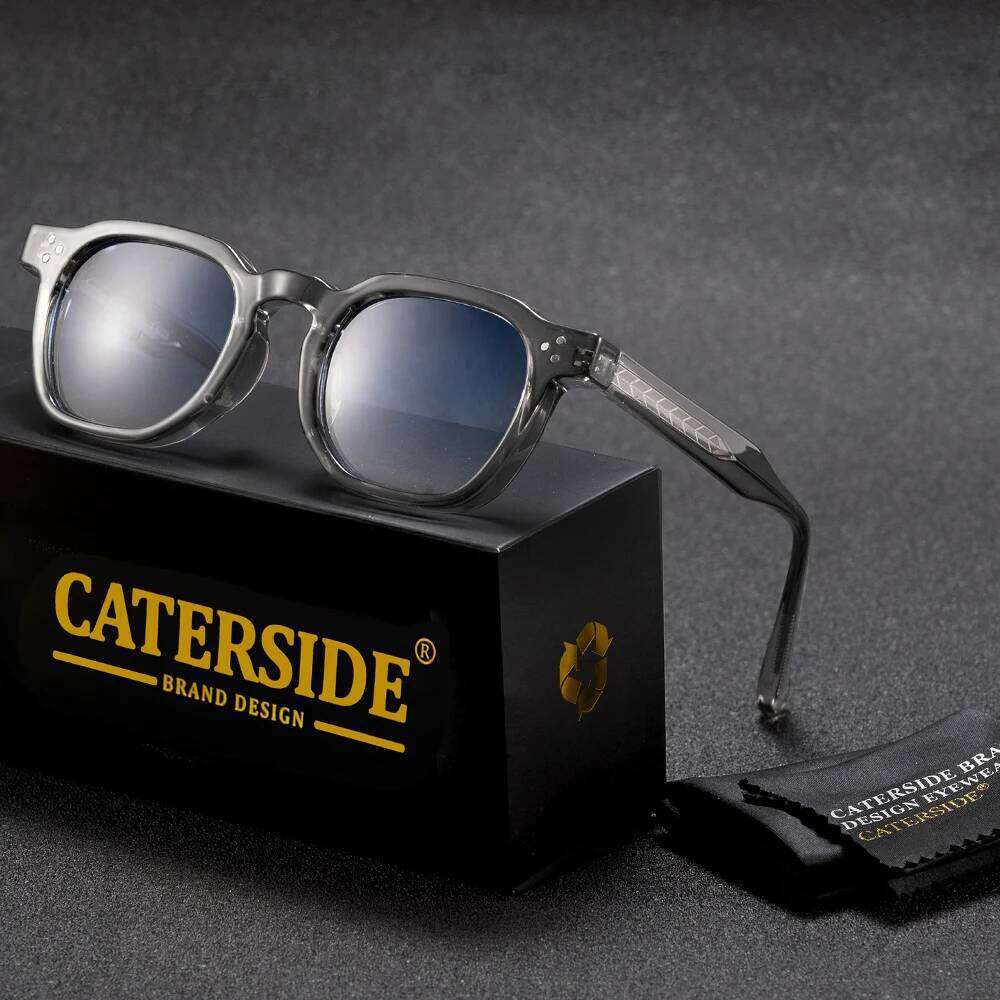 CATERSIDE Retro Punk Men Sunglasses Small Frame Square Personalized Design Sun Glasses Women Travel Party Business Festival Gift H260129