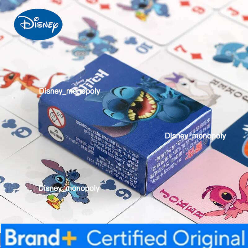 Disney New Anime Playing Kawaii Lilo Stitch Artistic Paper Cartoon Collect Cards Toy Gifts H260129