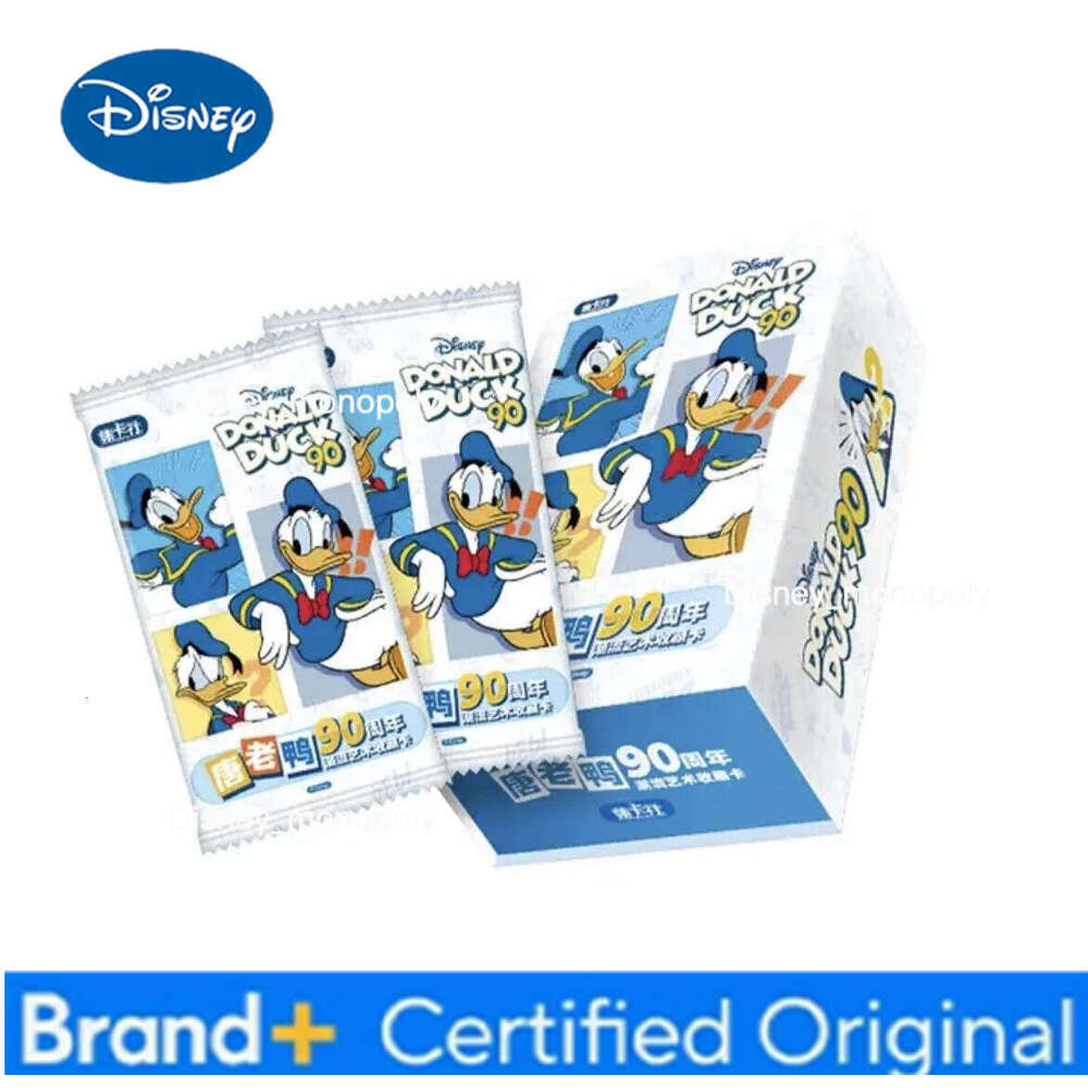 Disney Genuine Fun Cartoon Cute Donald Duck 90th Anniversary Anime Character Rare Film Peripheral Collection Card Gift H2601291