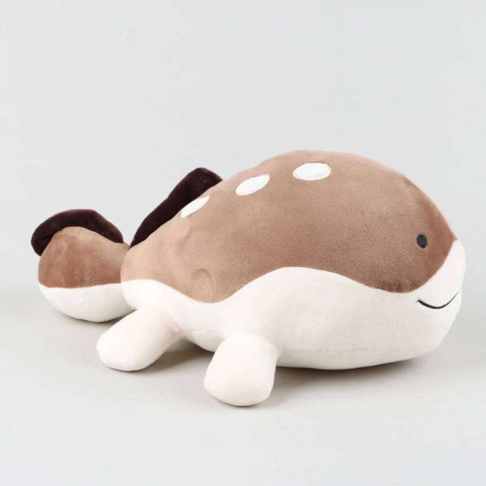 35cm Plush Toy Pufferfish Soft Stuffed Plushie Doll Great Birthday Gifts Game Character Clodsire for Friends Room Decor Y260128