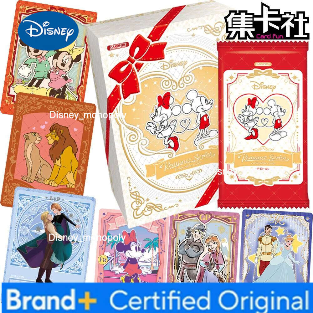 Disney Original Card.fun Collection Character Sweet Heartbeat Romance Invitation Cards Animated Creative Peripheral Gifts H260129