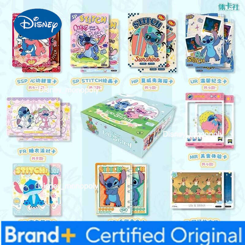 Disney Cards Booster Box Lilo & Trading Game Stitch Angel Fun Collection Card Children Toy Gift H260129