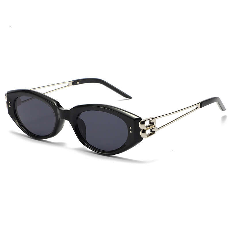 New Fashion Cat-Eye Sunglasses Women's Edition with High-End Feel and UV Protection