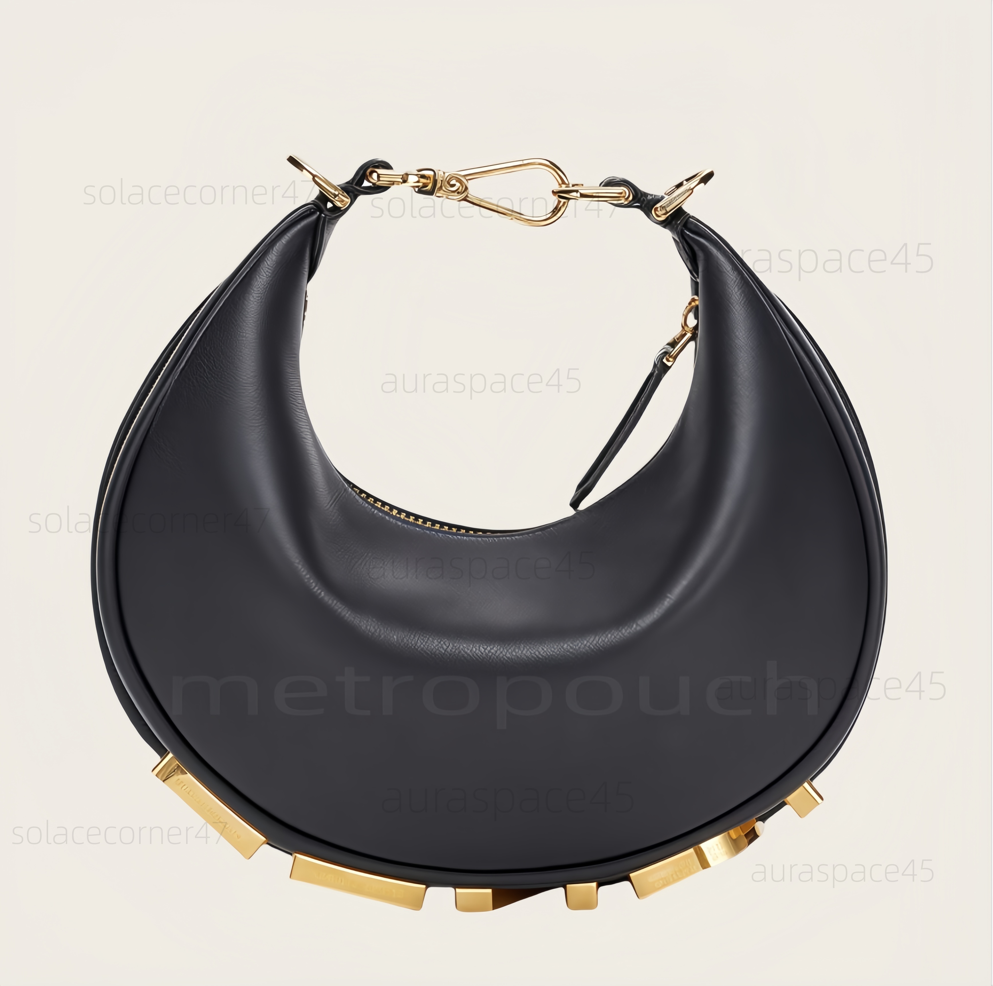 Designer FF Bag Shoulder bag Luxury Bottom Letters Handbags baguette bag Half moon bag Leather High Quality Cross body Purses Classics Wallet Women Versatile f18