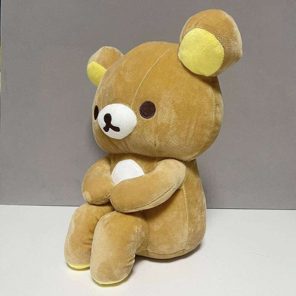 Rilakkuma Plush Brown Super Soft Kawaii Cartoon Bear Cute Stuffed Animal Doll Kids Xmas Gift Y260128
