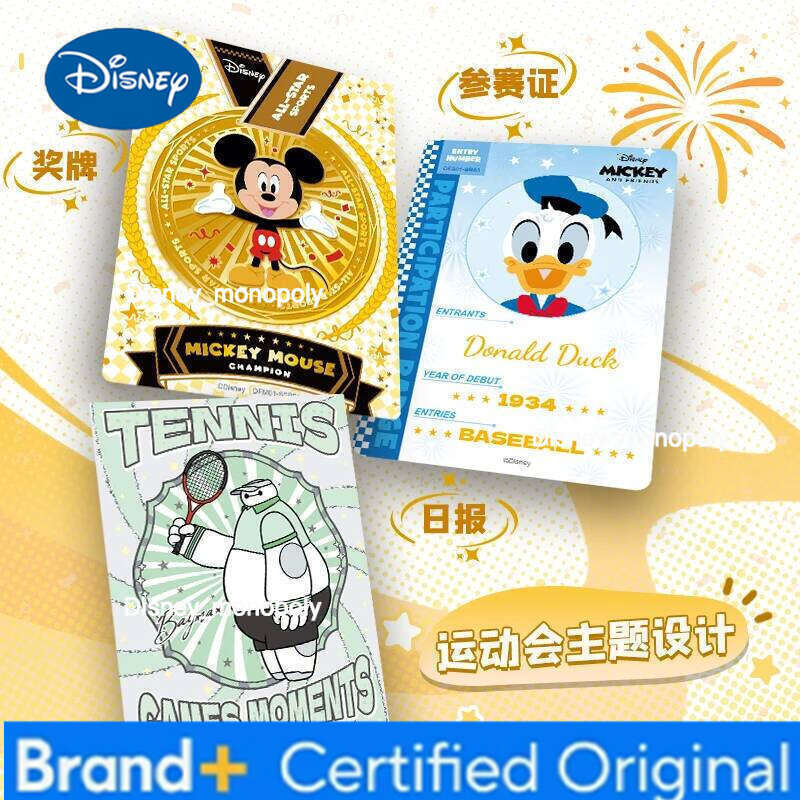 Disney Card.Fun Authentic Authorized Star Sports Games Blind Box Collectible Trading Cards Gift For Children Birthday Toys H260129 H260129