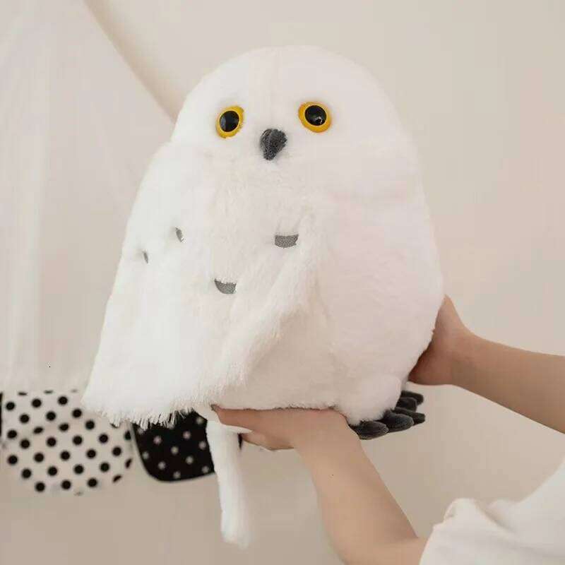 30/36cm Owl Simulation Plush Toy Handmade Doll Cartoon Anime Cute Pillow Cushion Home Decoration Children's Birthday Gift D Y260128