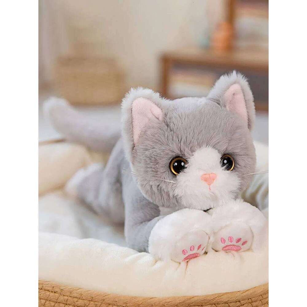 1pc 53cm/20.8inKids Bedtime Companion Plush Toy, Cartoon Cat Stuffed Animal Pillow Cuddling and Sleep Aid, Gift for Girls Y260128
