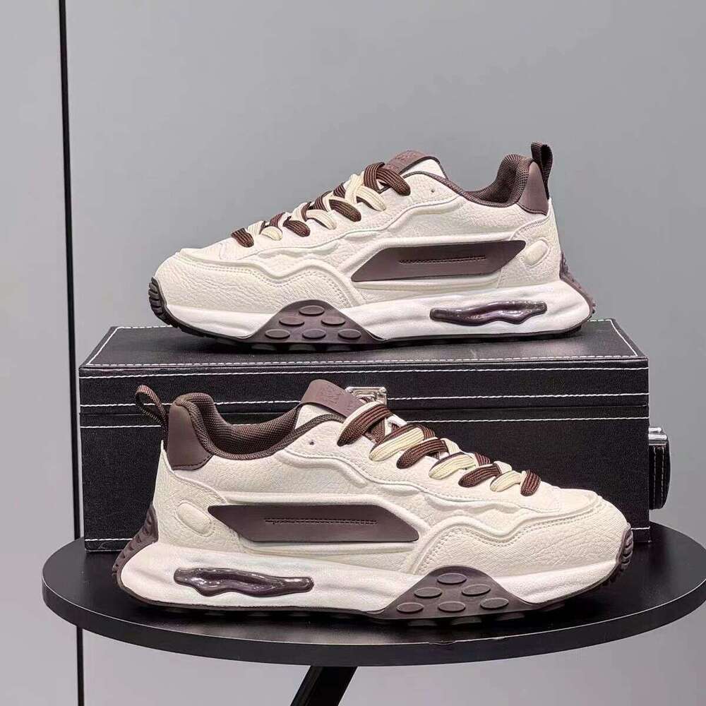 Men's 2025 Autumn New Versatile Trendy Thick-Soled Height-Increasing Wear-Resistant Ultra-Light Comfortable Fashion Casual Sneakers