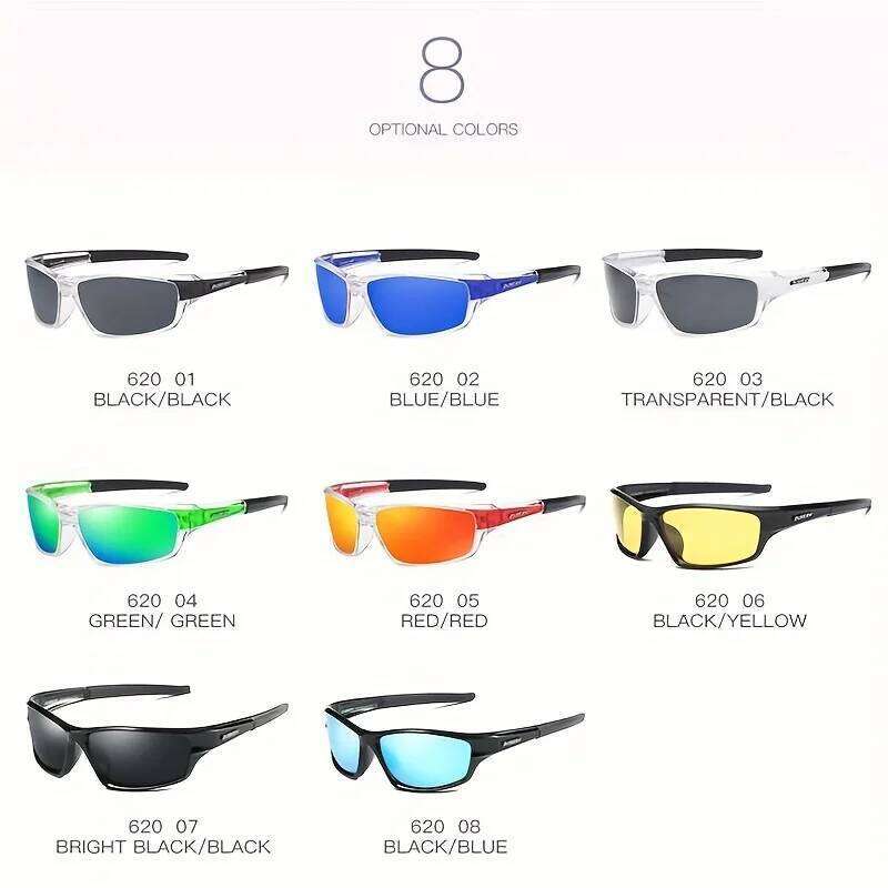 2026 DUBERY Polarized UV400 Protection Sunglasses For Men And Women 8 Colors Model 620 26Y0127