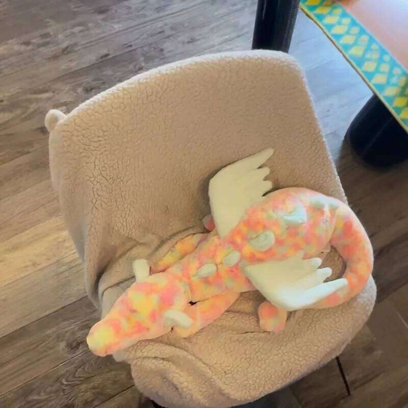 New Dolls Toys 50cm Rainbow Dragon Match to Calm Cats Dogs Pets, Soft and Comfortable Pillow, Holiday Gifts Y260128