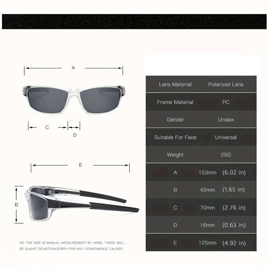 2pairs Sports Polarized Sunglasses for Men Lightweight Night Vision Male Shades Cycling Driving Fishing Fashion Mirror Sunglass H260129